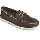 Authentic Original™ Boat Shoe, Classic Brown Leather, dynamic 3