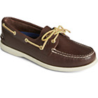 Authentic Original™ Boat Shoe, Classic Brown Leather, dynamic 3