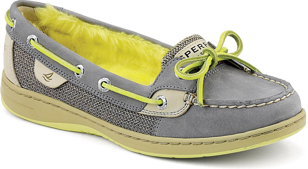 fuzzy boat shoes