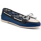 Audrey Slip-On Tri-Tone Boat Shoe, Navy / Blue / White, dynamic 1