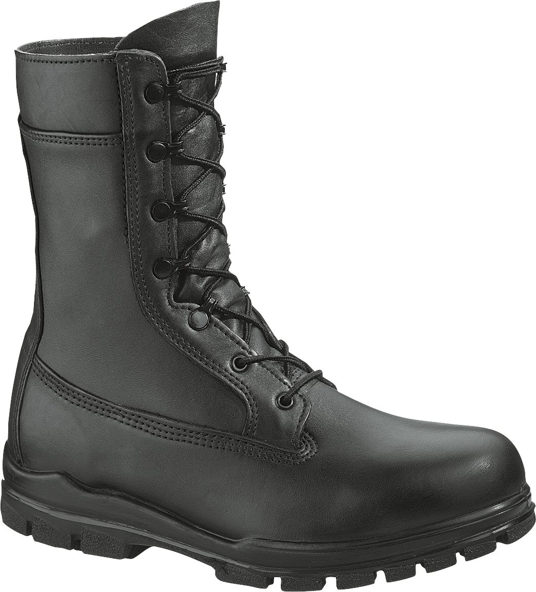 cheap black steel toe boots