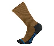 3 PK USA Crafted Tactical Sport Sock - Midcalf, Coyote Brown, dynamic