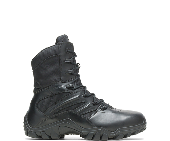 Black Bates Men's Boots Delta-6 Side Zip Size 12 Extra Wide Width 