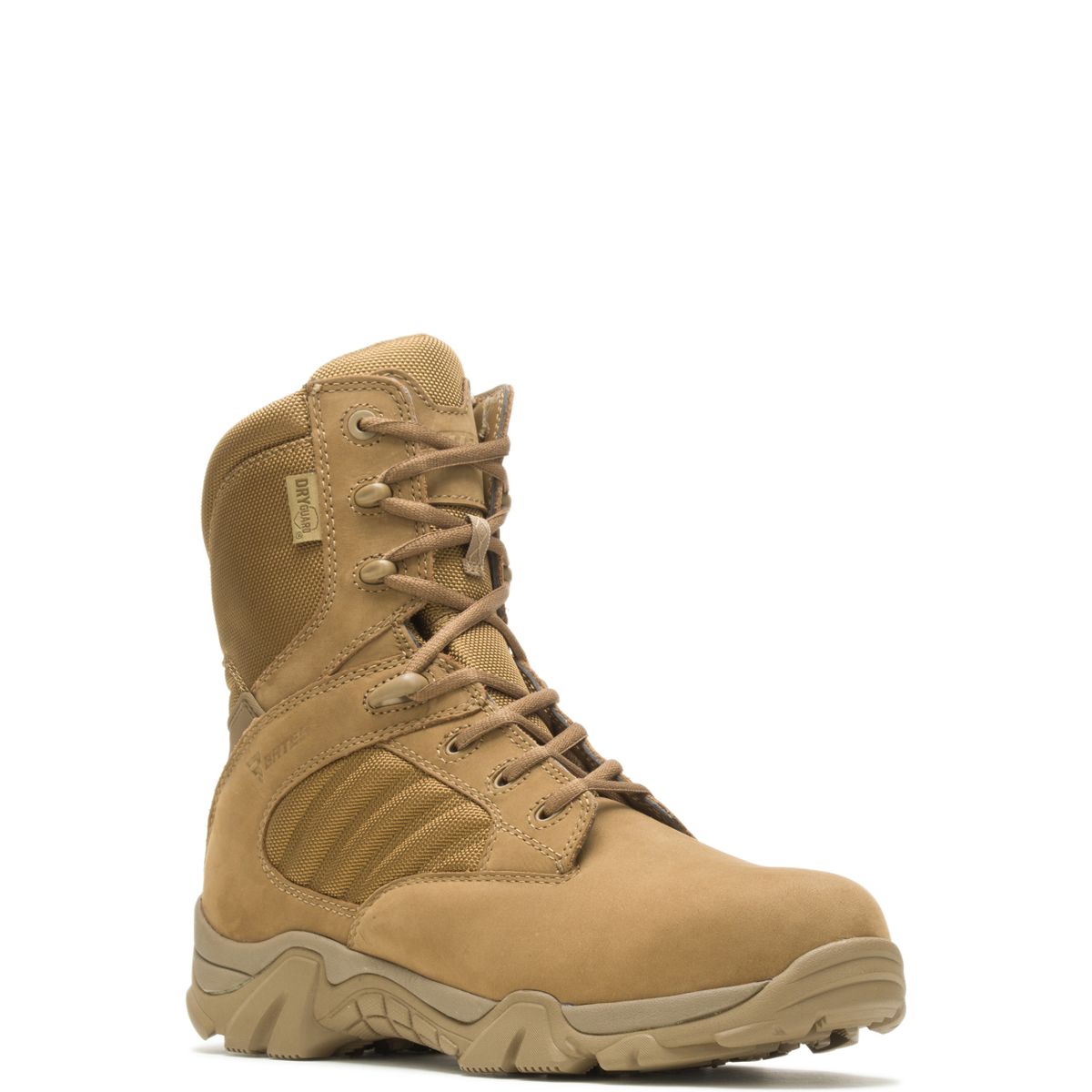 Bates GX 8 Waterproof Composite Toe Side Zip Boots Coyote