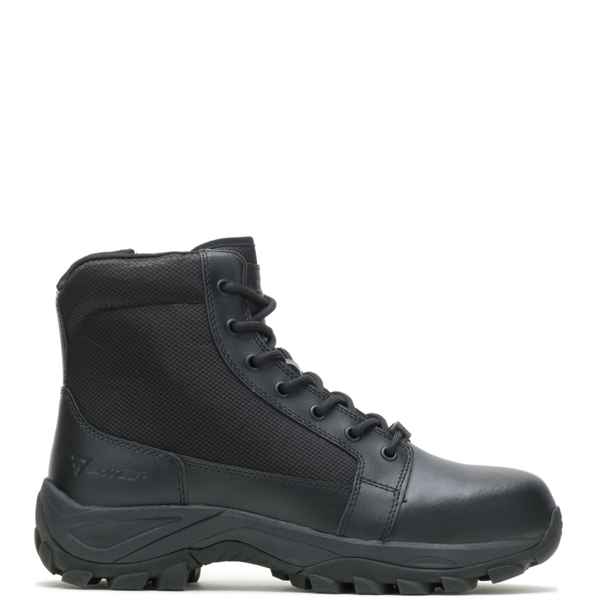 Side zip steel outlet toe boots