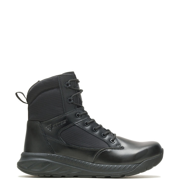 OpSpeed Tall Side Zip Boot, Black, dynamic