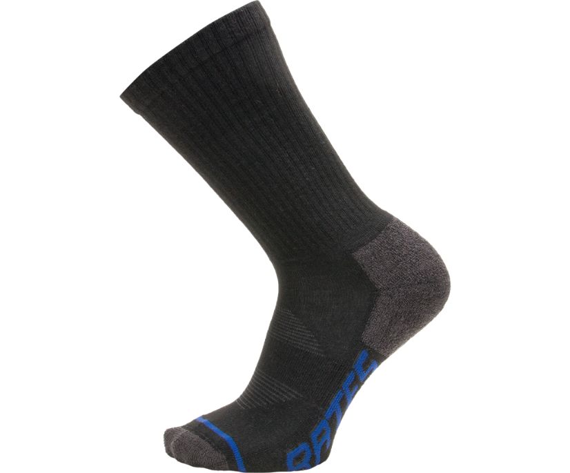 1-PK RallyForce Mid-Calf Sock, Black, dynamic 1
