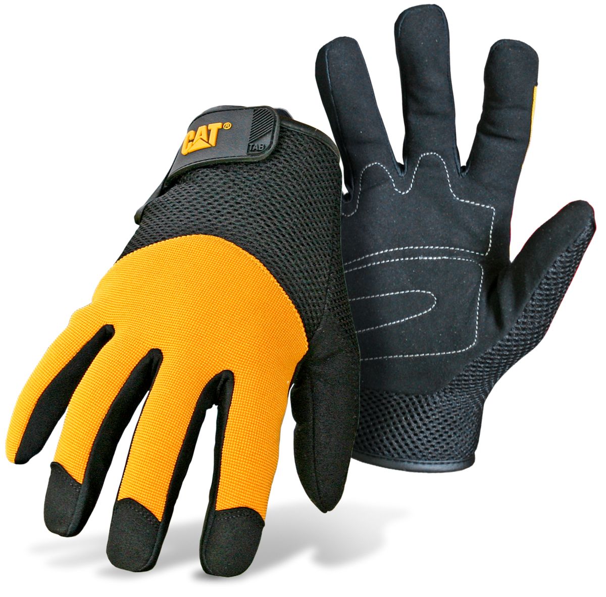 Padded Palm Utility Glove, Black, dynamic