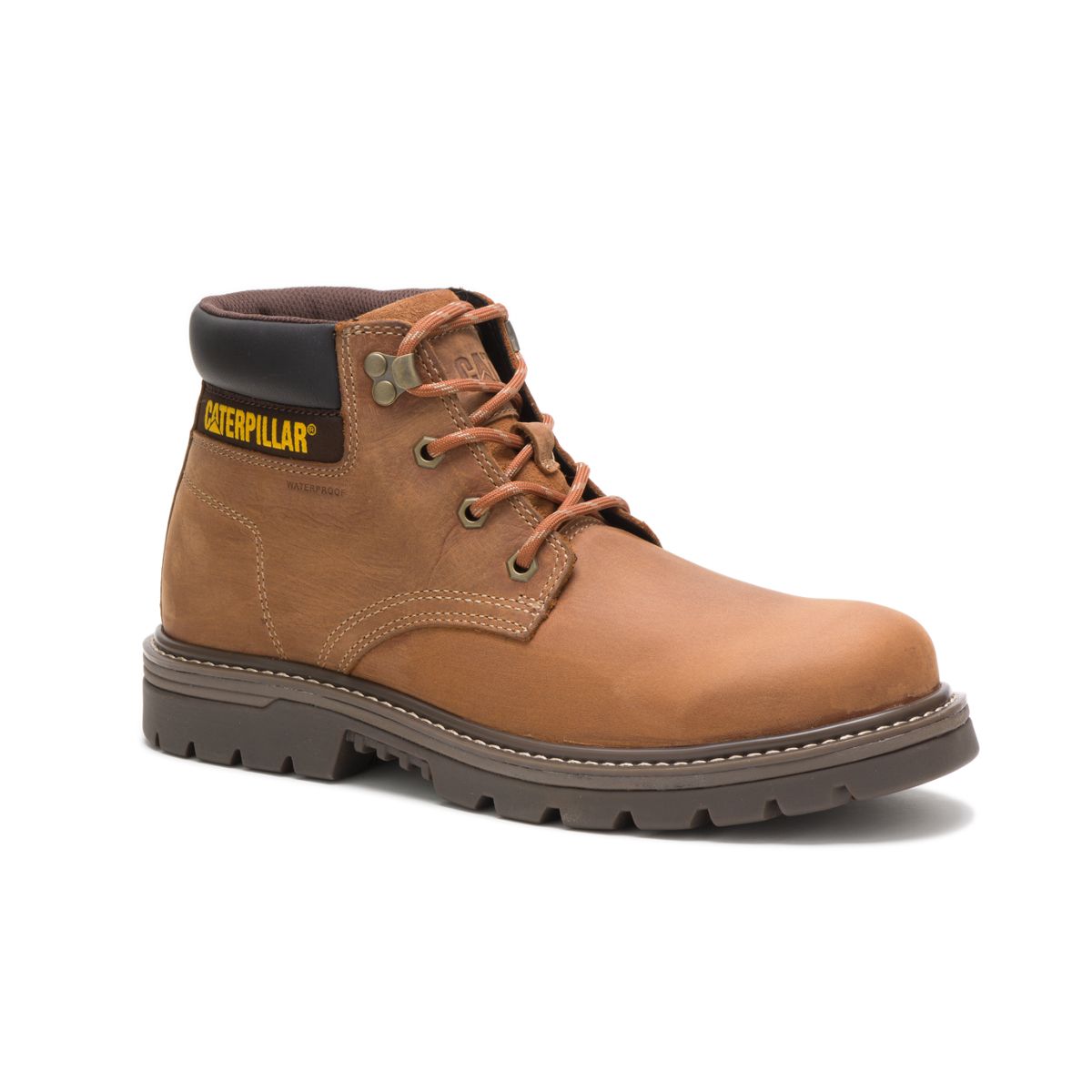 Outbase Waterproof Work Boot, Brown, dynamic 2