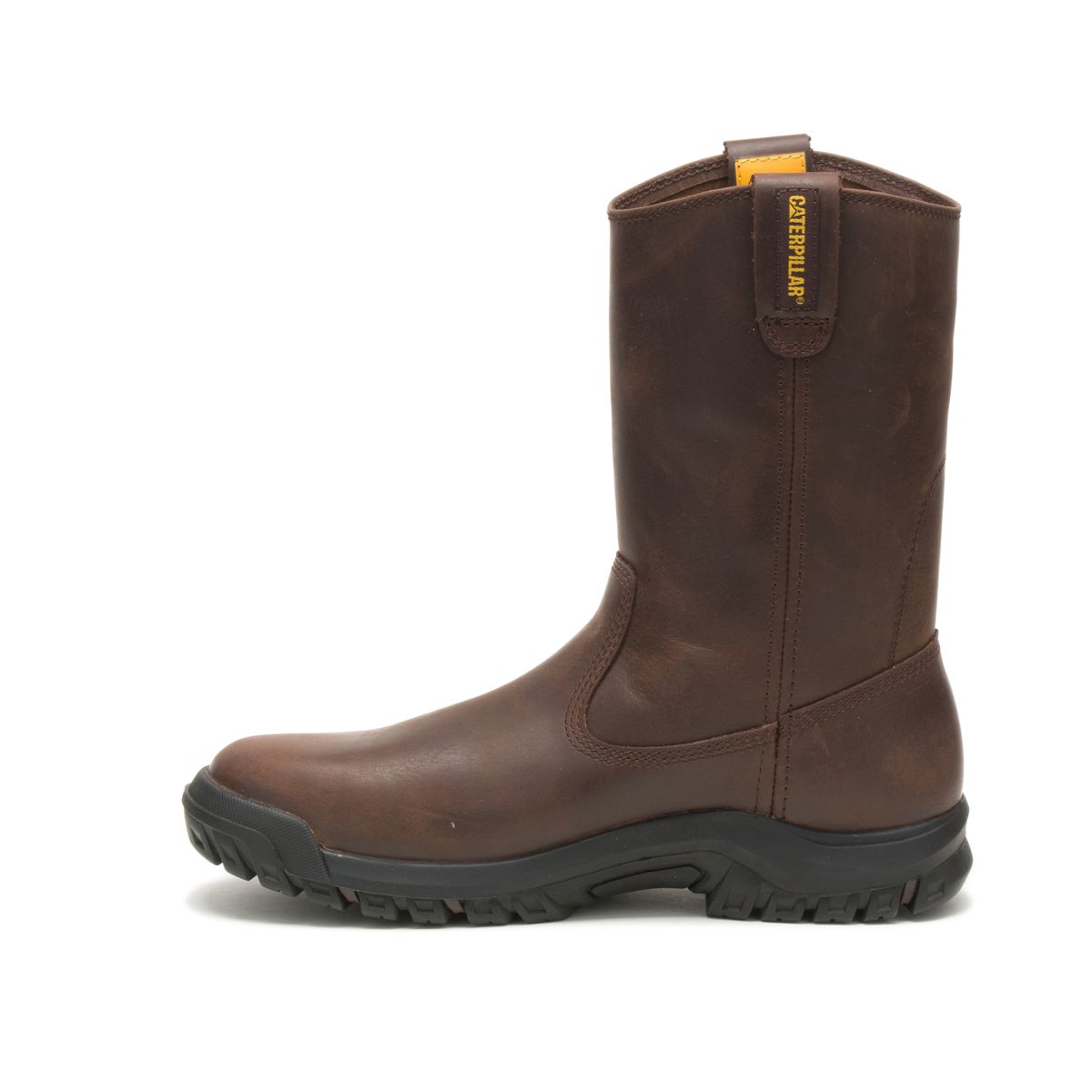 Drawbar Pull-On Work Boot, Summer Brown, dynamic 3