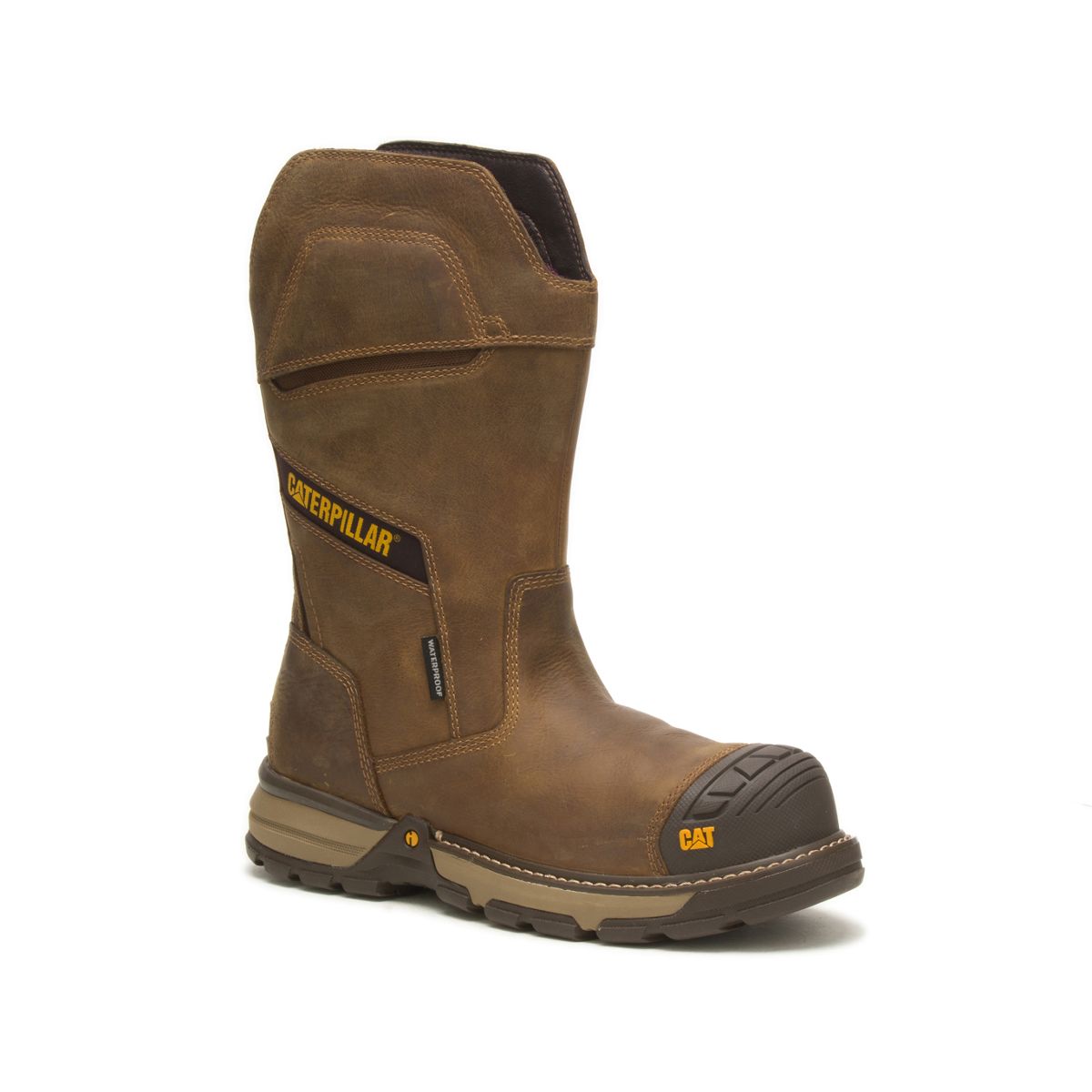 Excavator Superlite Pull-On Waterproof Work Boot, Pyramid, dynamic 3