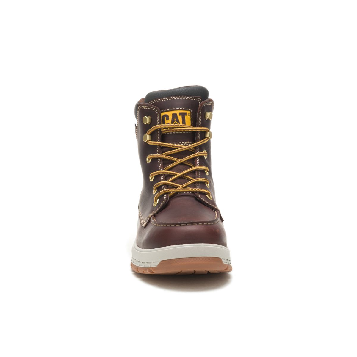 Impact Waterproof Work Boot, Friar Brown, dynamic 4