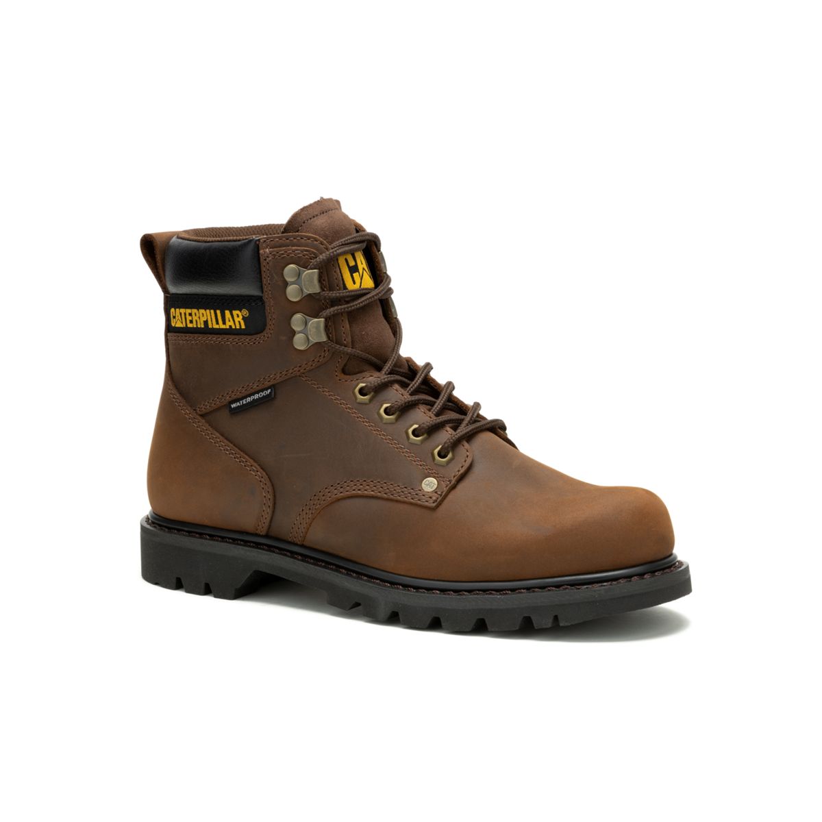 Second Shift Waterproof Work Boot, Dark Brown, dynamic 2