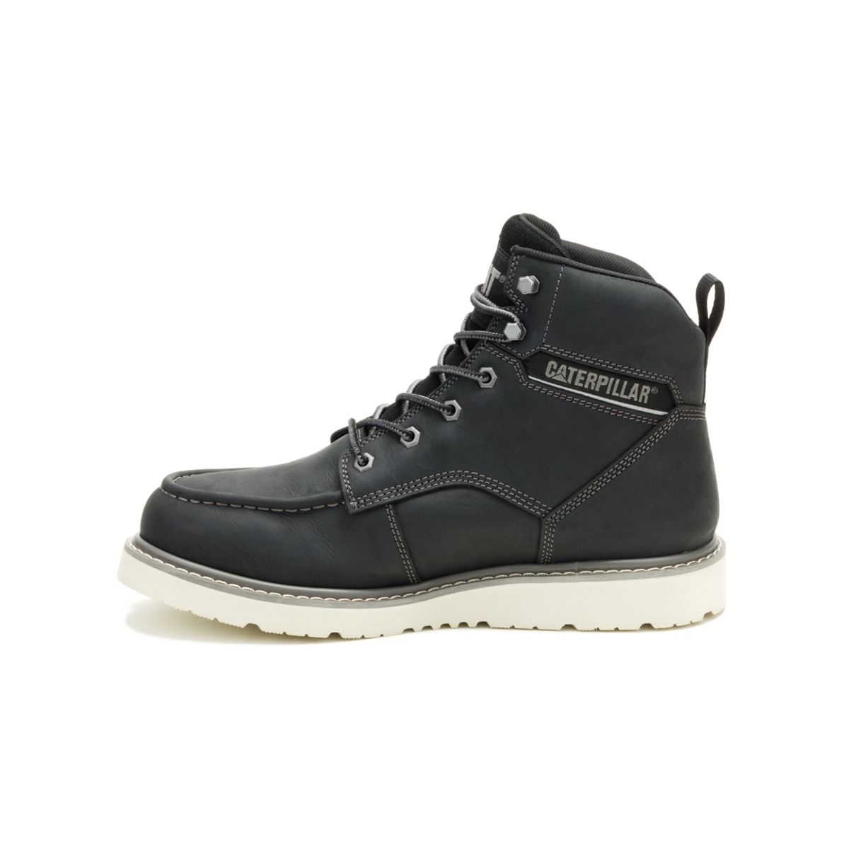 Reclaimer Wedge Waterproof Work Boot, Black, dynamic 4