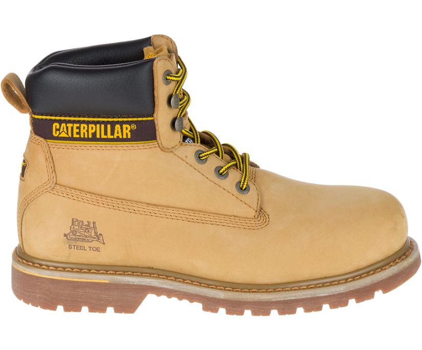 Homme Caterpillar Holton steel toe cap safety boots cat 6 "bottes de travail taille 6-13 