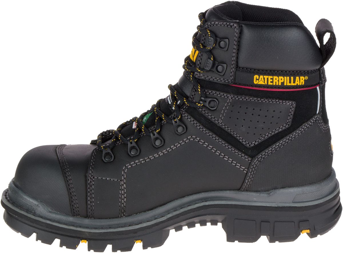 Hauler 6" Waterproof Composite Toe Work Boot, Black, dynamic 3