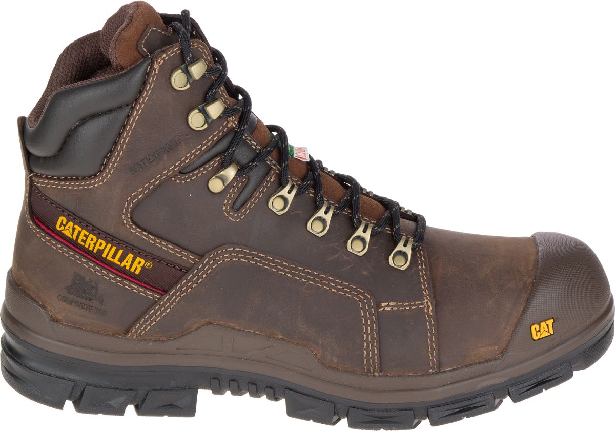 Struts Waterproof TX CSA NT Work Boot, Dark Brown, dynamic 1