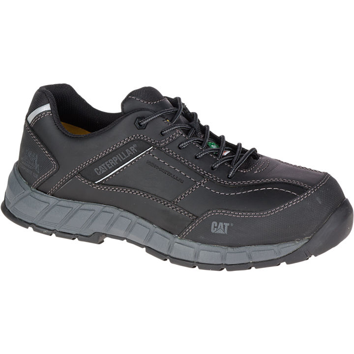 Streamline Leather CSA Composite Toe Work Shoe, Black, dynamic