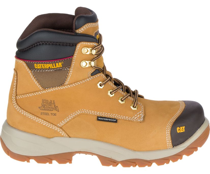 CAT Caterpillar Spiro Safety Boots S3 Waterproof Steel Toe Mens Work Shoes 