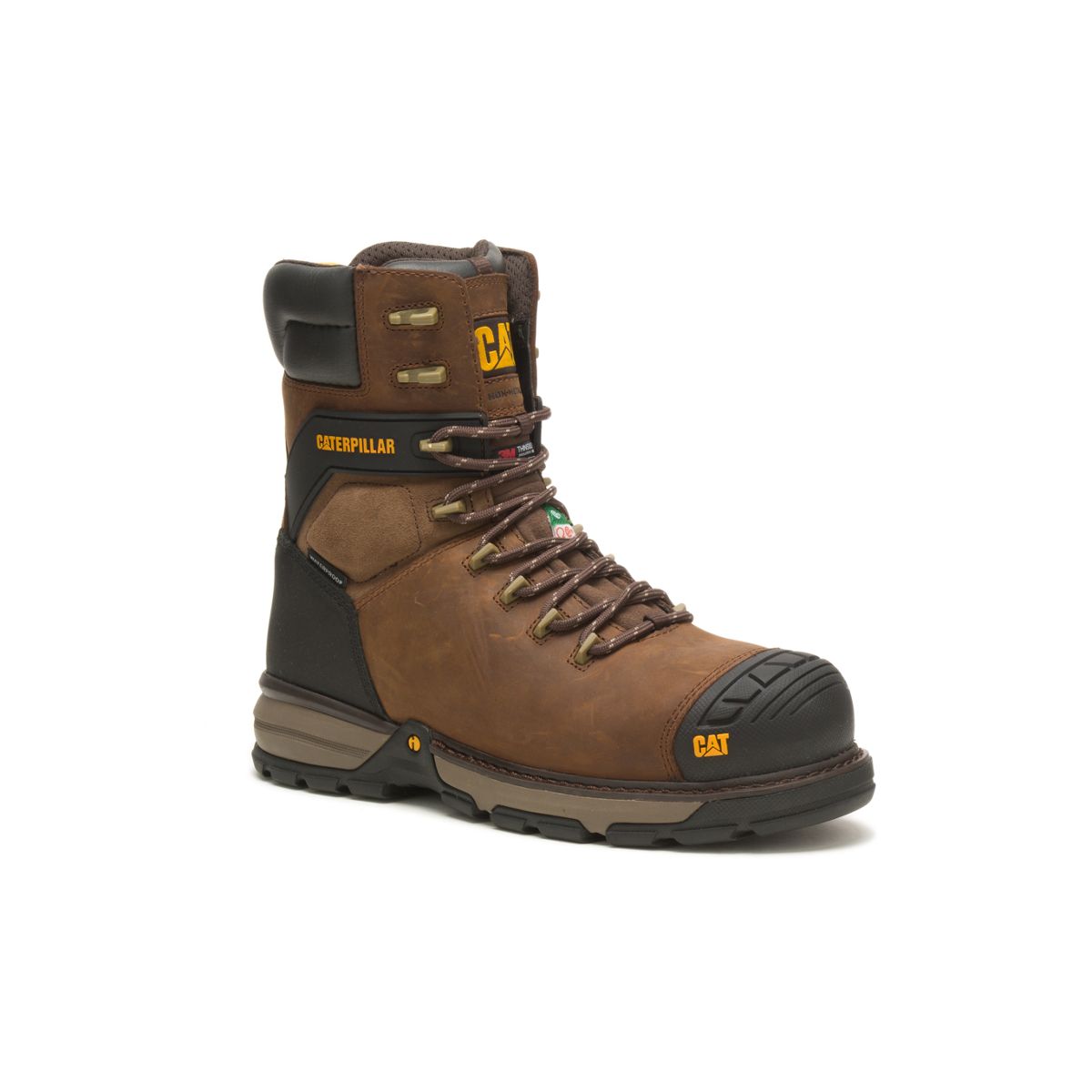 Excavator Superlite 8" Waterproof Thinsulate™ Carbon Composite Toe CSA Work Boot, Dark Brown, dynamic 2