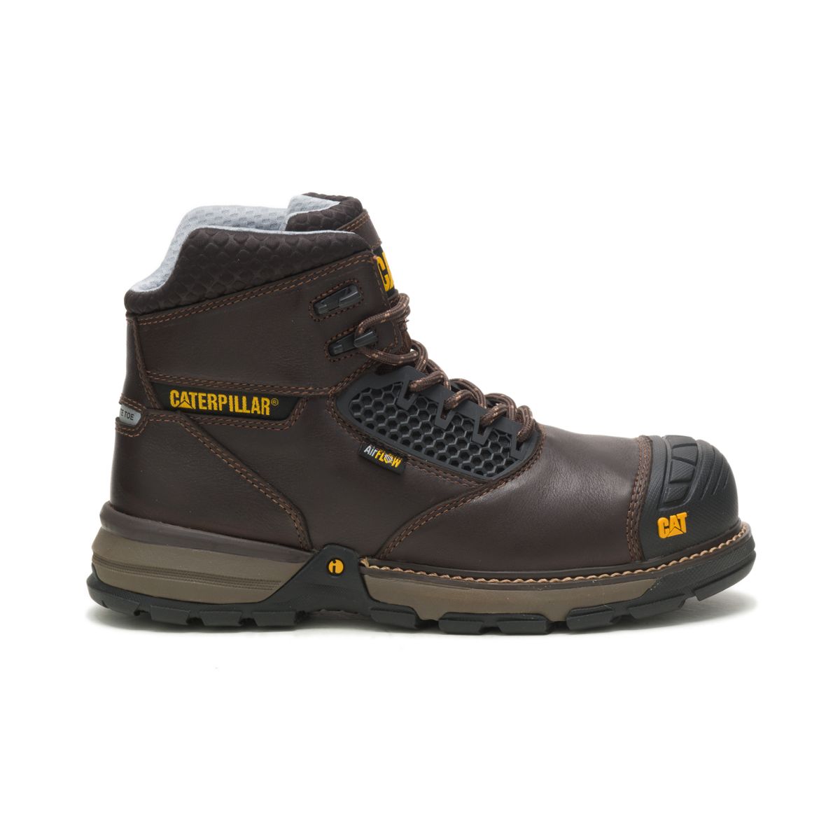 Excavator Superlite Cool Carbon Composite Toe CSA Work Boot, Dark Brown, dynamic 1