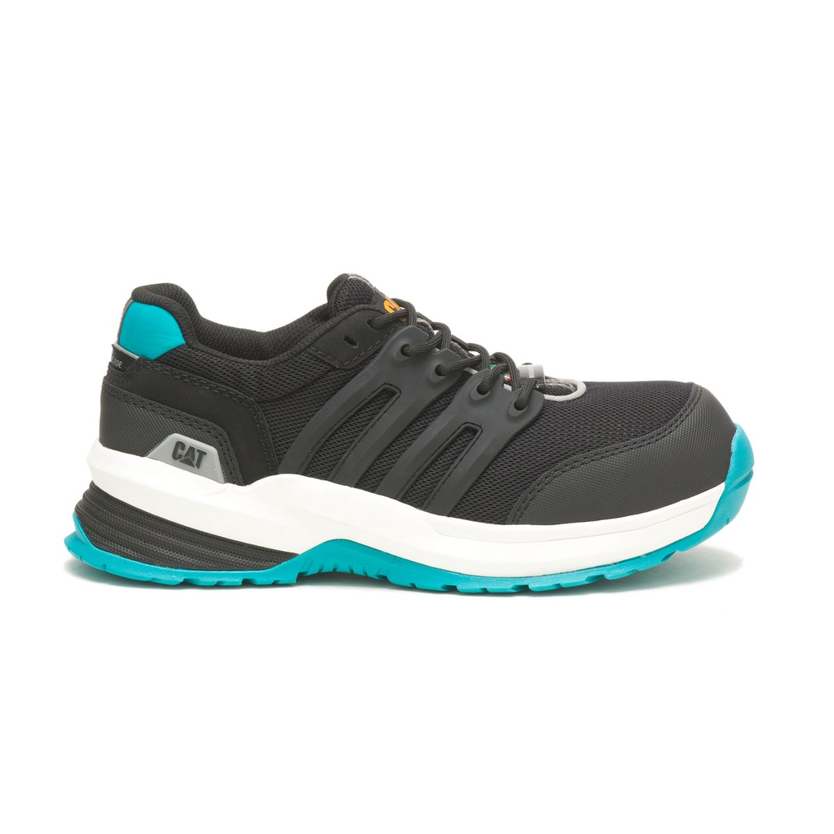 Streamline 2.0 Composite Toe CSA Work Shoe, Black/Teal, dynamic 1