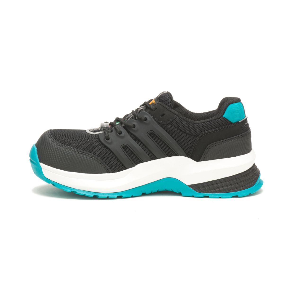 Streamline 2.0 Composite Toe CSA Work Shoe, Black/Teal, dynamic 3