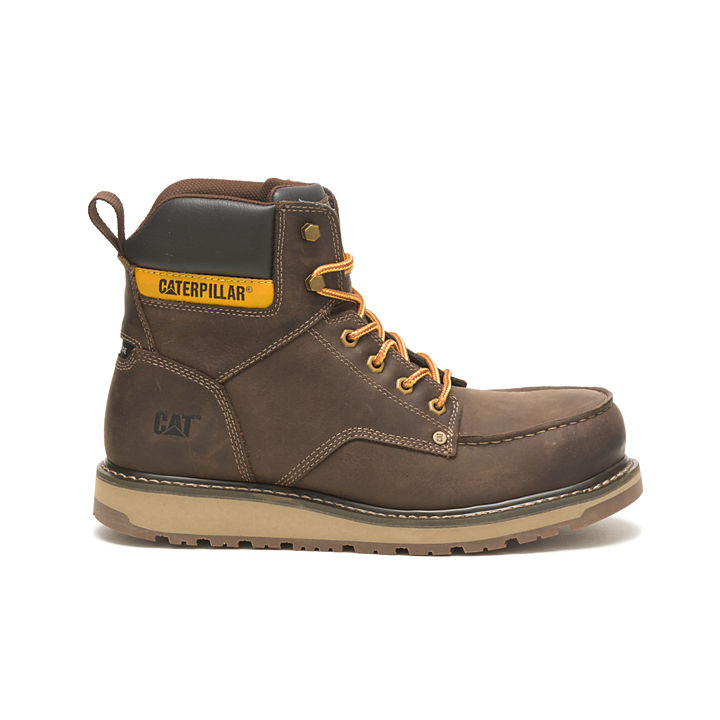 Calibrate Steel Toe CSA Work Boot, Leather Brown, dynamic