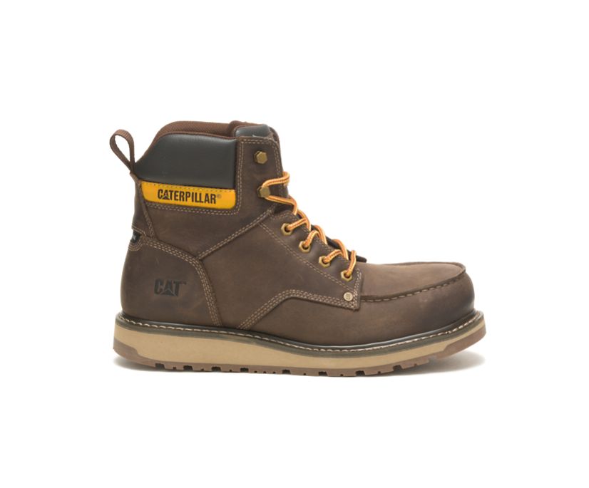Calibrate Steel Toe CSA Work Boot, Leather Brown, dynamic 1