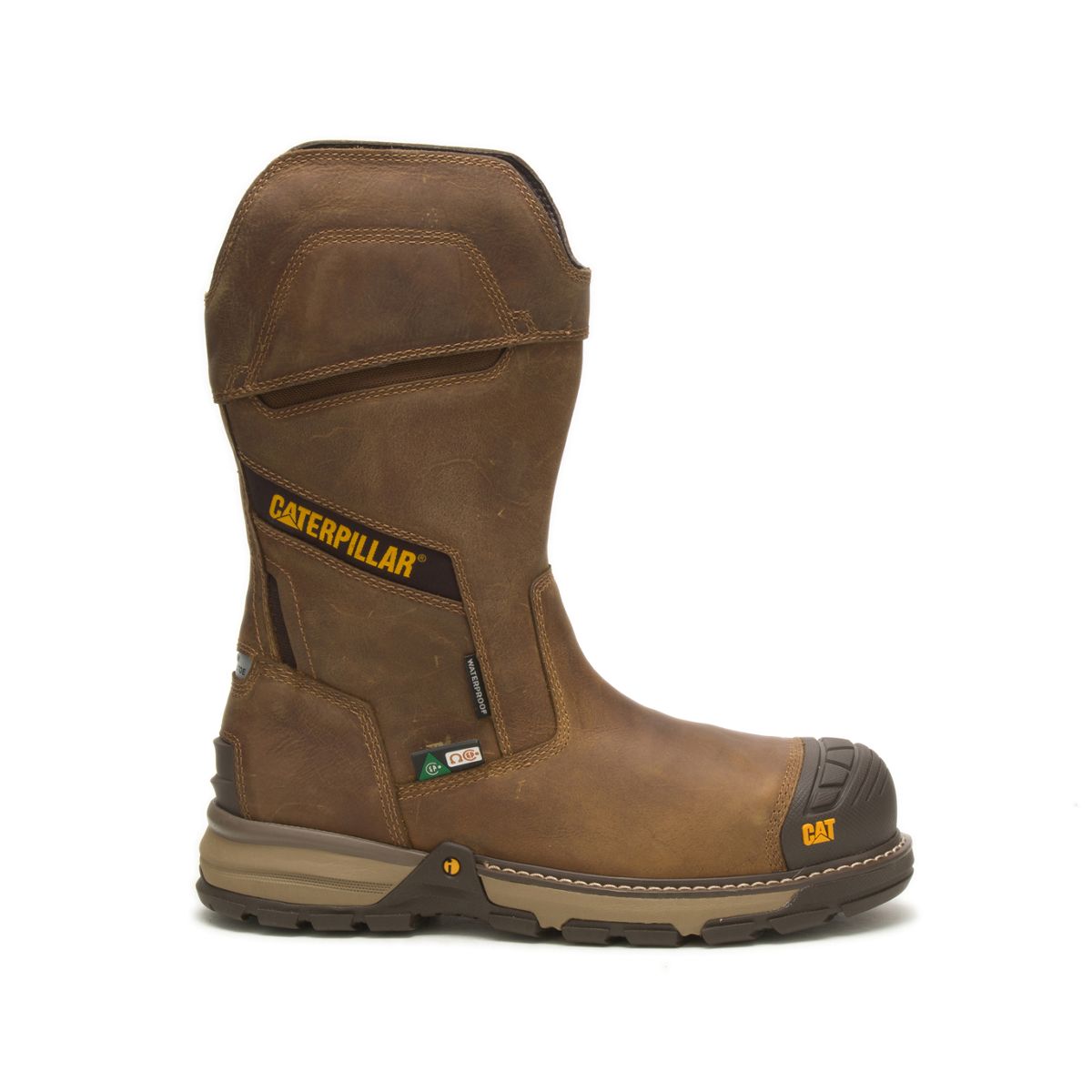 Excavator Superlite Pull-On Waterproof Carbon Composite Toe CSA Work Boot, Pyramid, dynamic