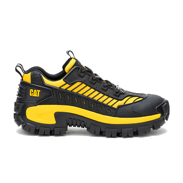 Invader Mecha Composite Toe CSA Work Shoe, Black/Cat Yellow, dynamic