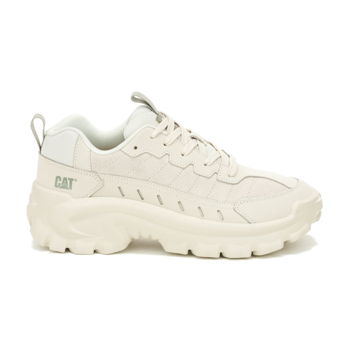 Cat footwear intruder white trainers hotsell