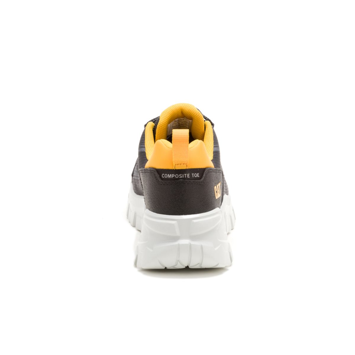 Invader Sport Lo Mesh Composite Toe CSA Work Shoe, Black | Cat Yellow, dynamic 5
