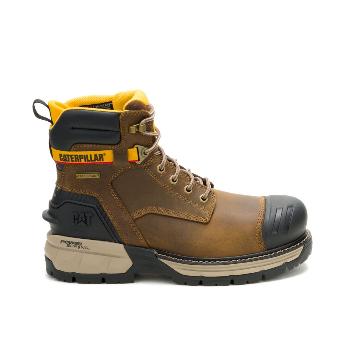 Excavator ft Power Spring&trade; Technology 6" Waterproof Composite Toe TX CSA Work Boot, Pyramid, dynamic 1