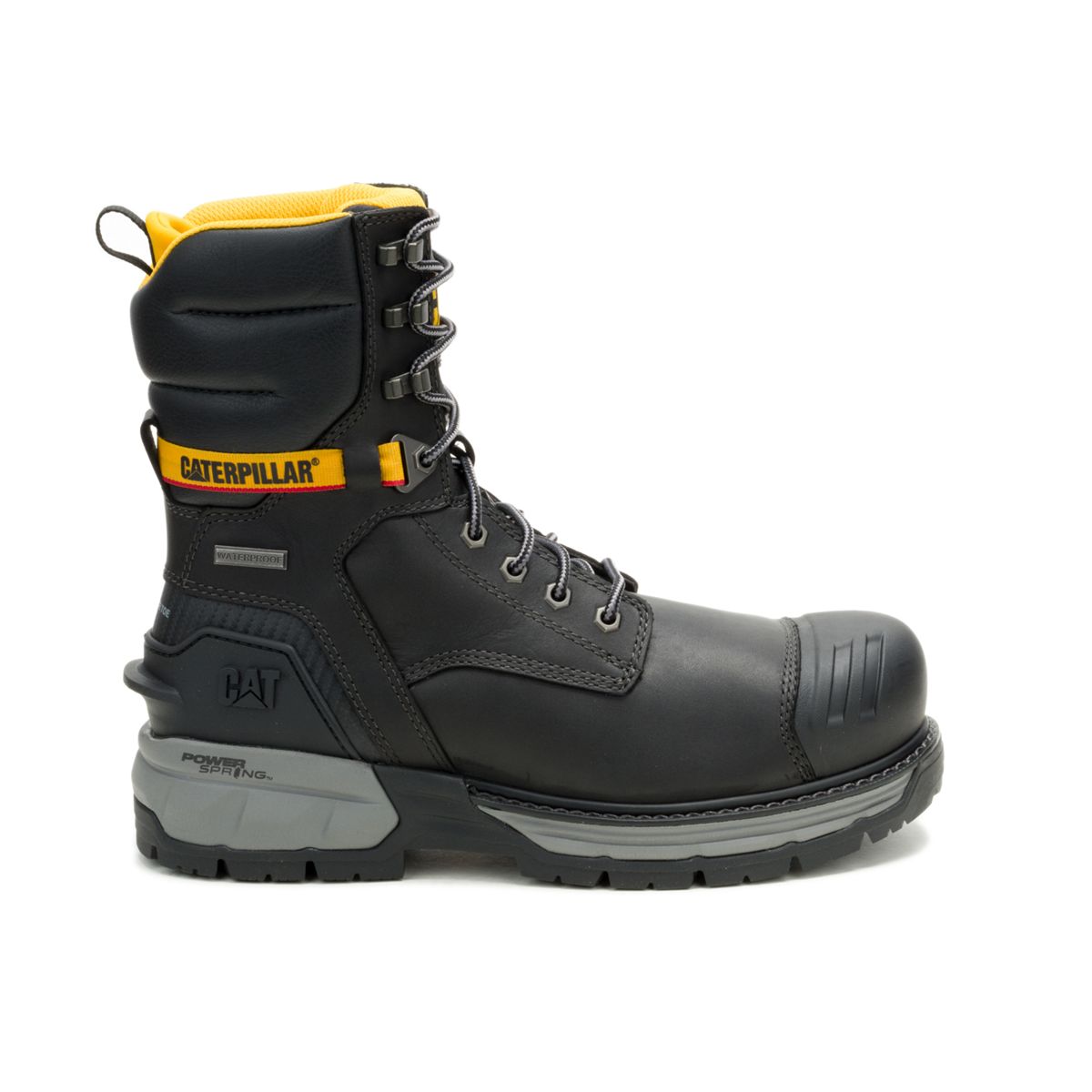 Excavator ft Power Spring&trade; Technology 8" Waterproof Composite Toe TX CSA Work Boot, Black, dynamic 1
