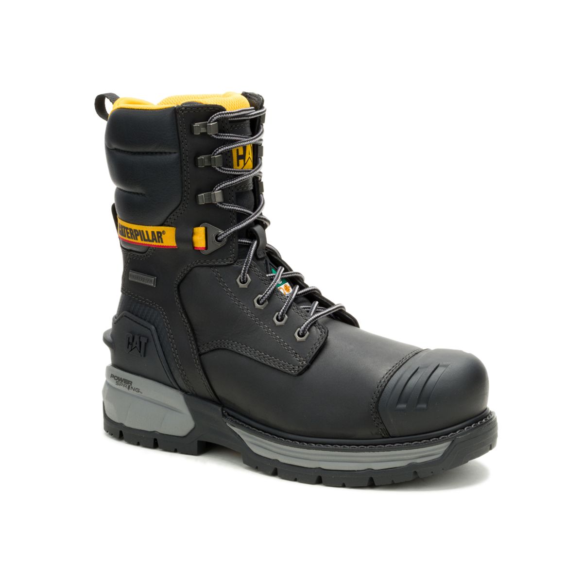 Excavator ft Power Spring&trade; Technology 8" Waterproof Composite Toe TX CSA Work Boot, Black, dynamic 2