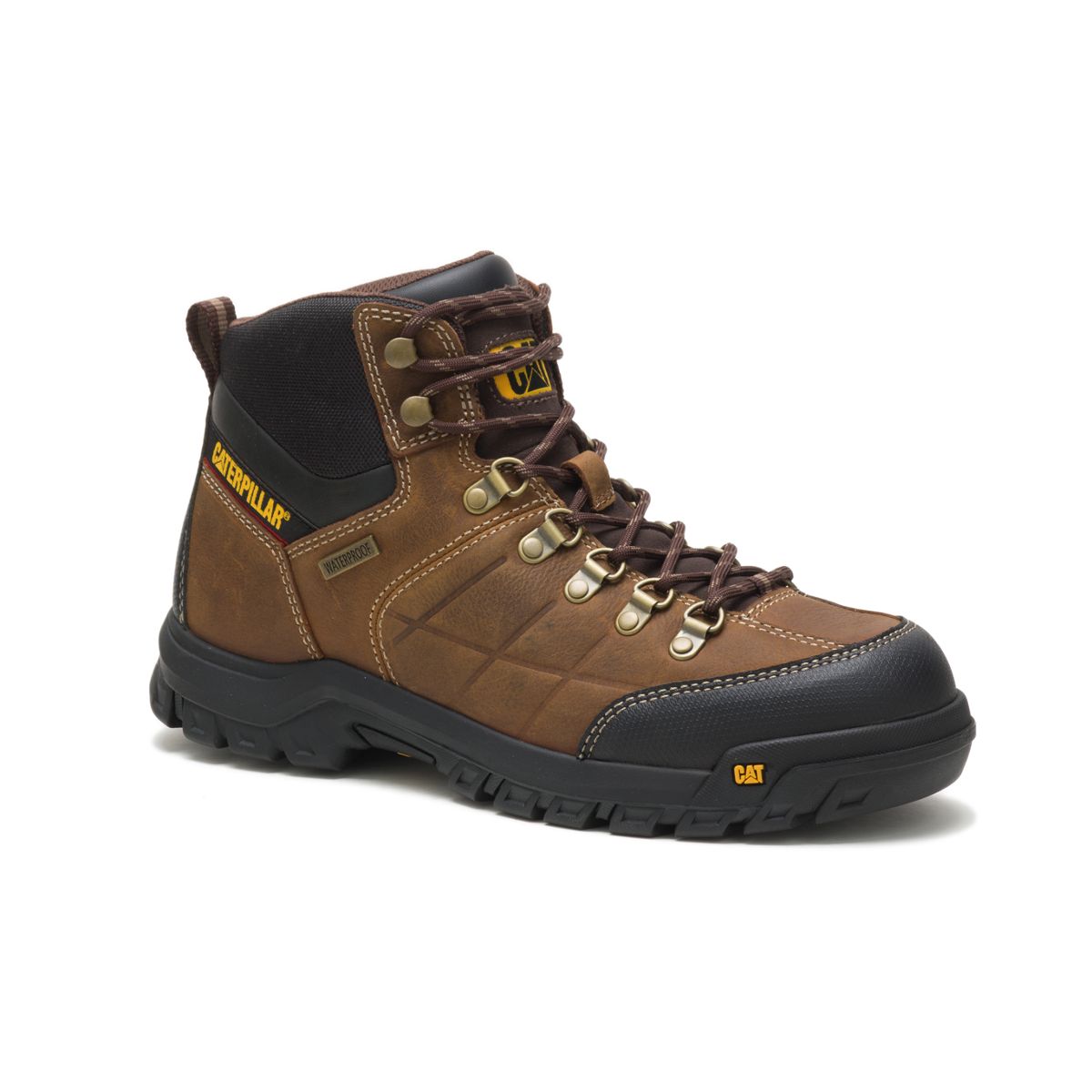 Threshold Waterproof Work Boot, Real Brown, dynamic 3