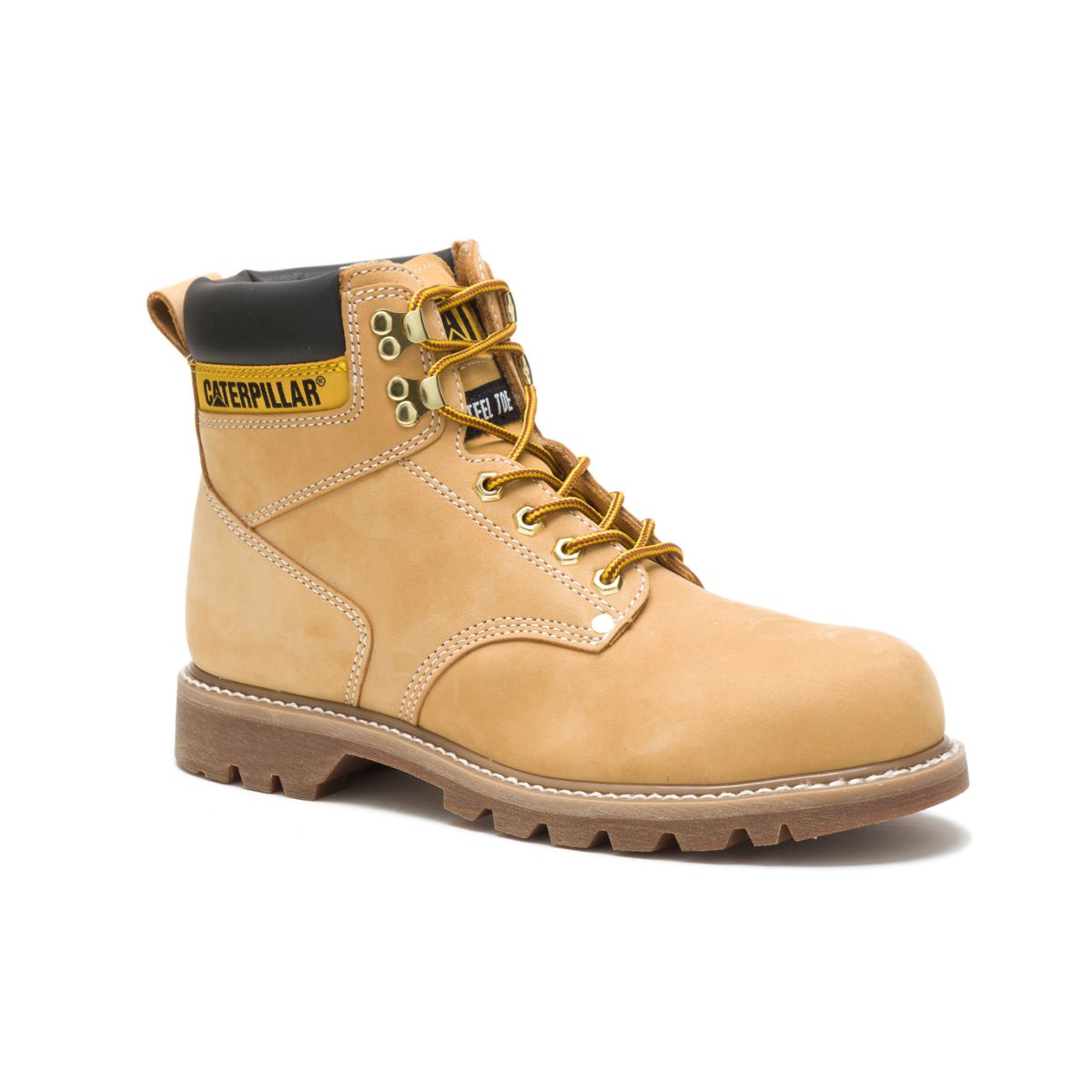 Second Shift Steel Toe Work Boot, Honey Nubuck, dynamic 3