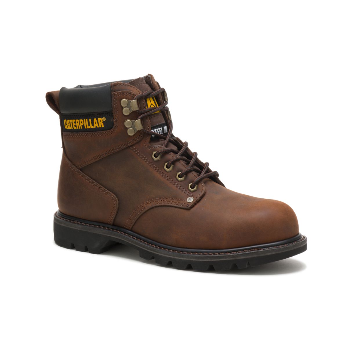 Second Shift Steel Toe Work Boot, Dark Brown, dynamic 3