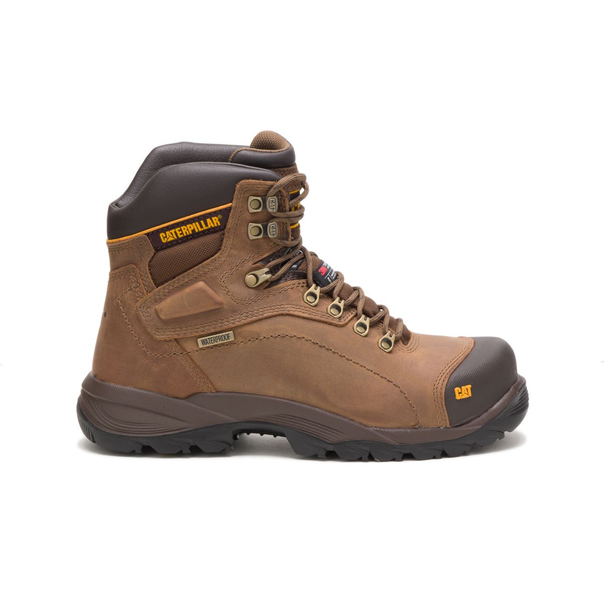 Caterpillar Mens Diagnostic Hi Steel Toe Work Boot