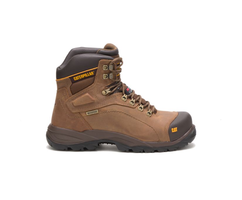 Men - Diagnostic Hi Waterproof Thinsulate™ Steel Toe Work Boot - Boots | CAT Footwear
