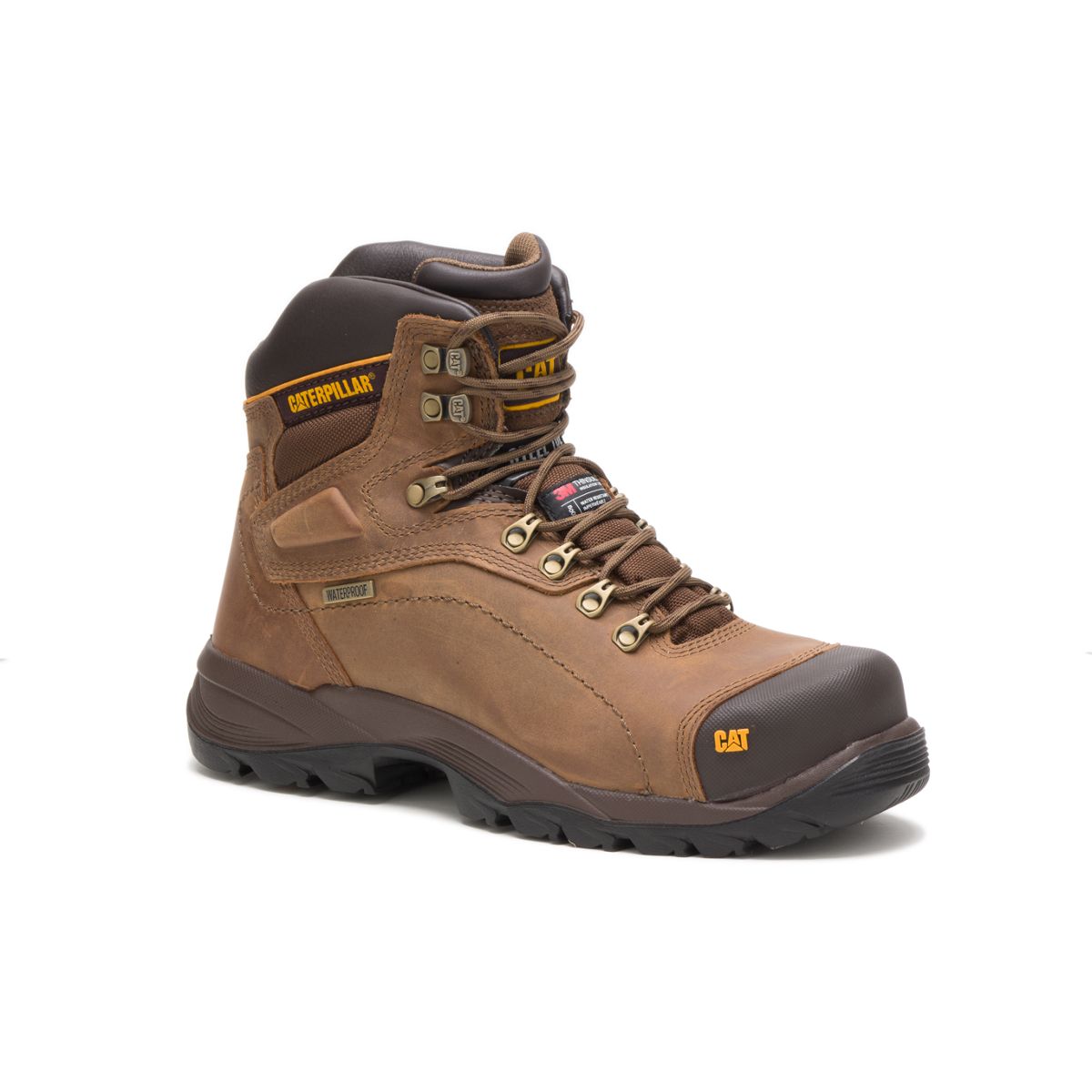 Diagnostic Hi Waterproof Thinsulate™ Steel Toe Work Boot, Dark Beige, dynamic 2