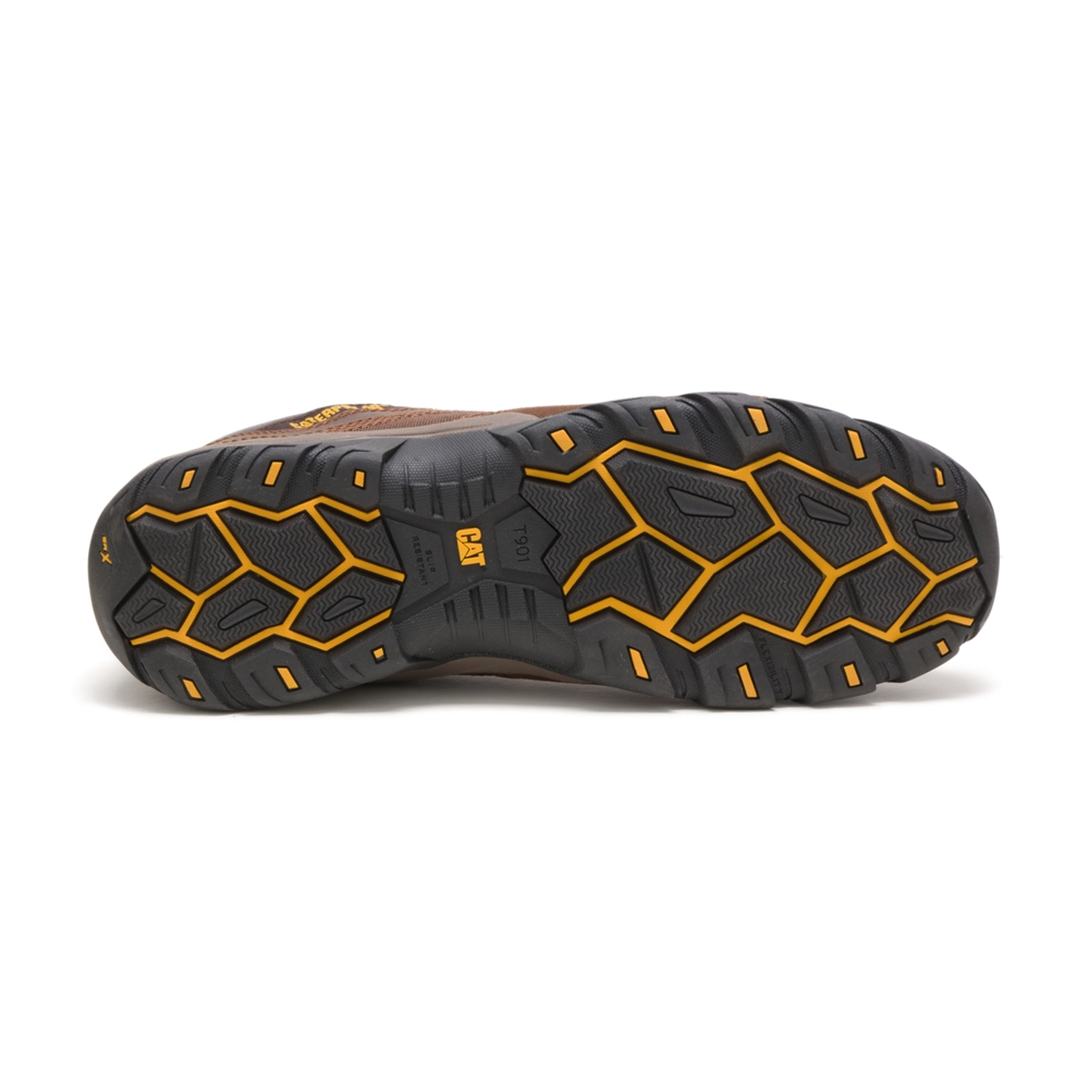Caterpillar P89957 Argon Composite Toe Dark Brown Oxford Size 7 Wide for sale online 