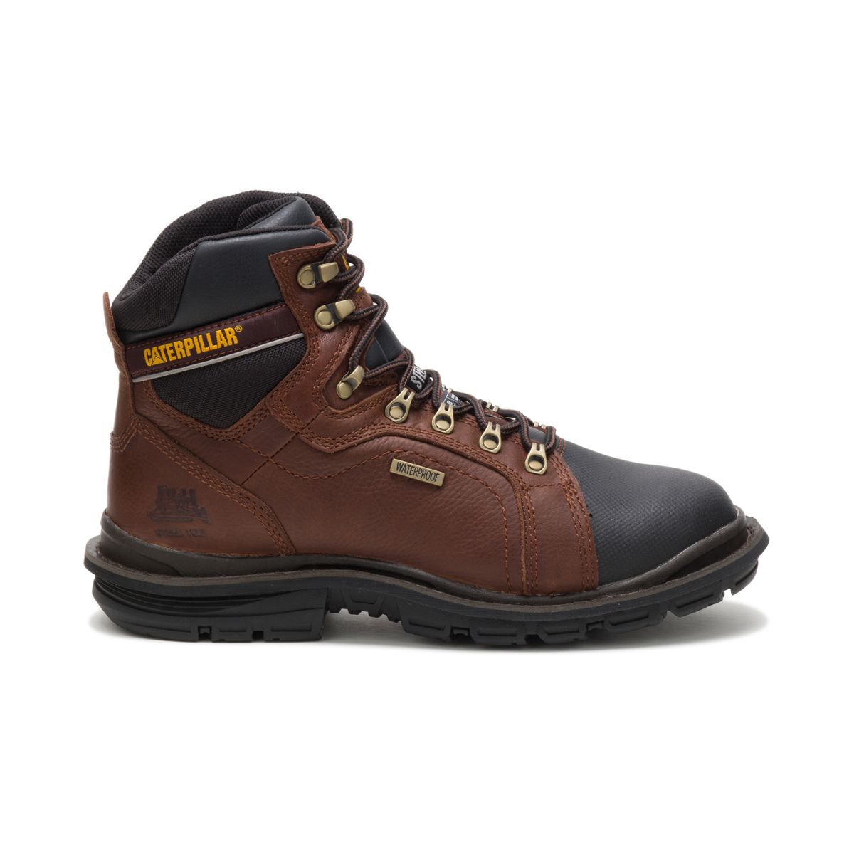 Flexion Manifold 6" Waterproof Steel Toe Thinsulate™ Work Boot, Oak, dynamic