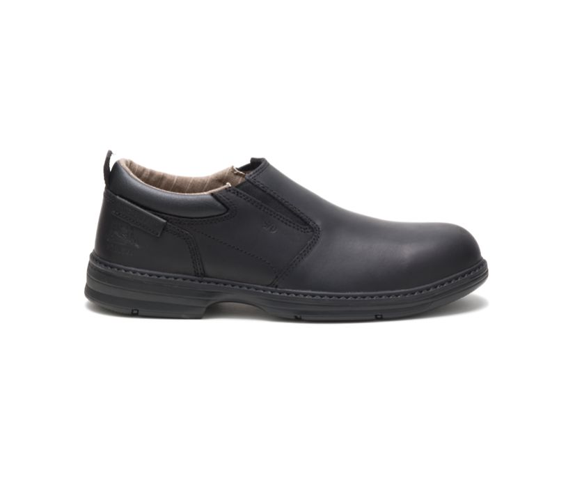 Conclude Steel Toe Work Shoe, Black, dynamic 1