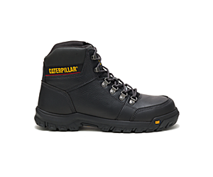 Outline Steel Toe Work Boot, Black, dynamic