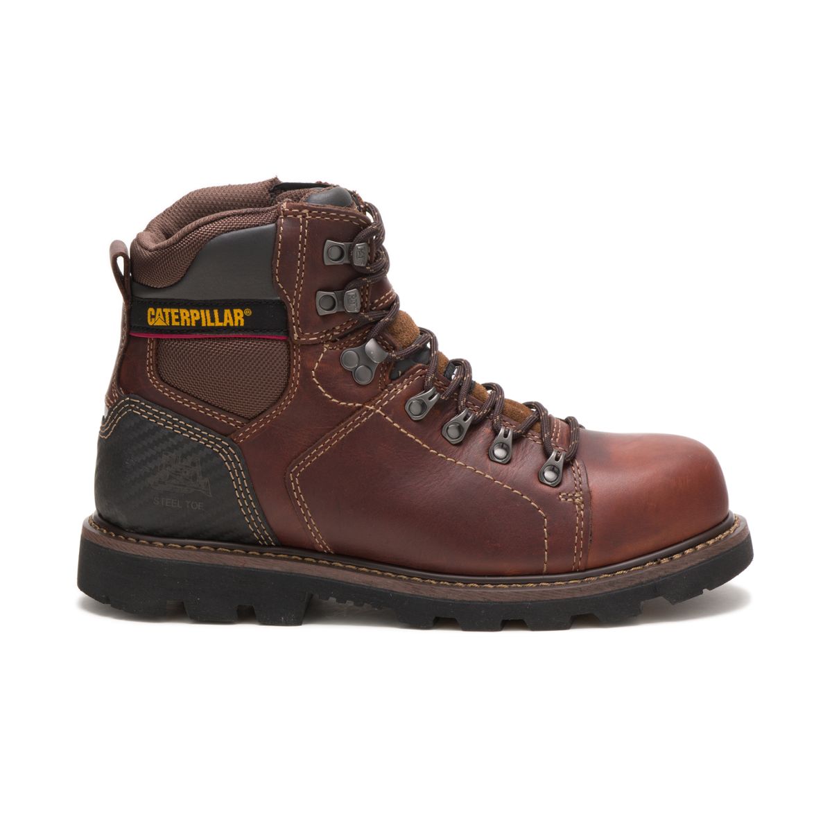 Alaska 2.0 Steel Toe Work Boot, Brown, dynamic