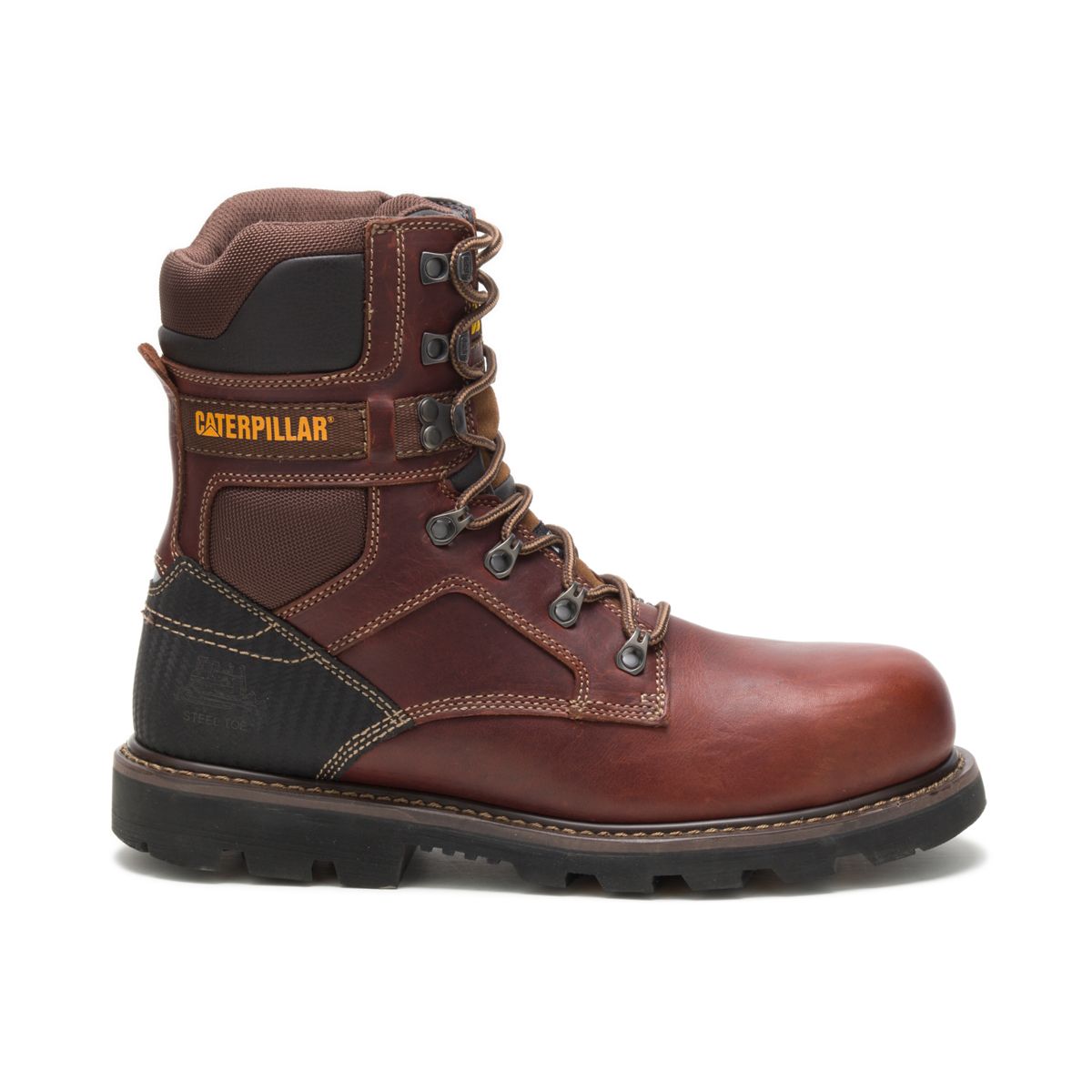 Indiana 2.0 Steel Toe Work Boot, Brown, dynamic