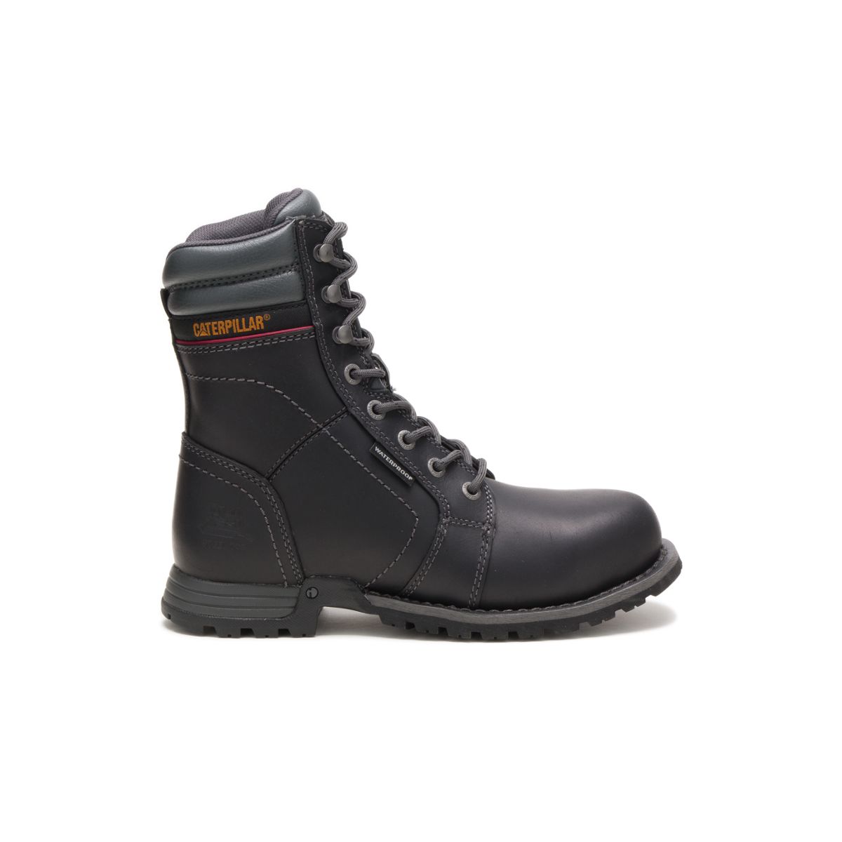 Echo Waterproof Steel Toe Work Boot, Black, dynamic