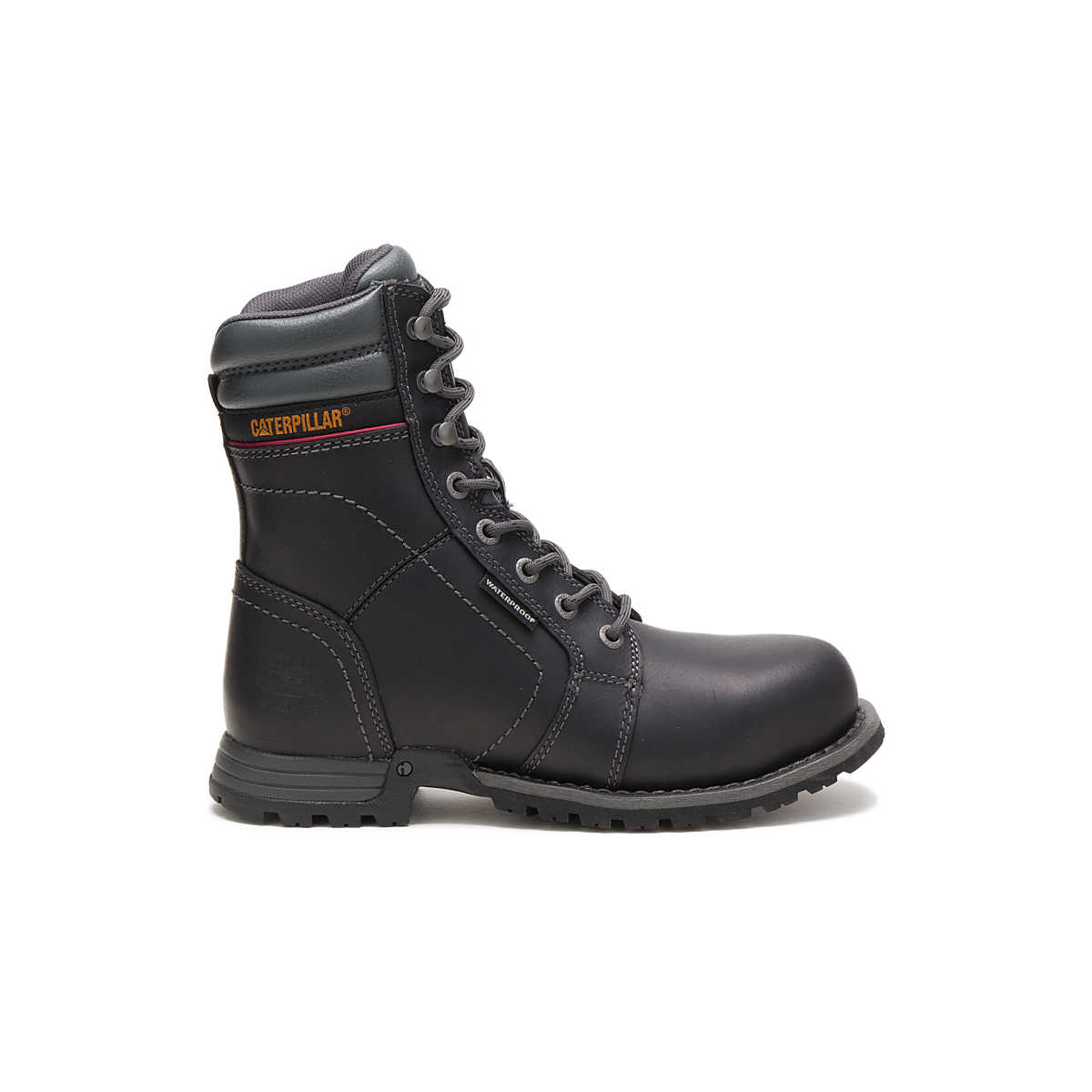 Echo Waterproof Steel Toe Work Boot, Black, dynamic 1